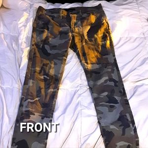skinny camo girls jeans